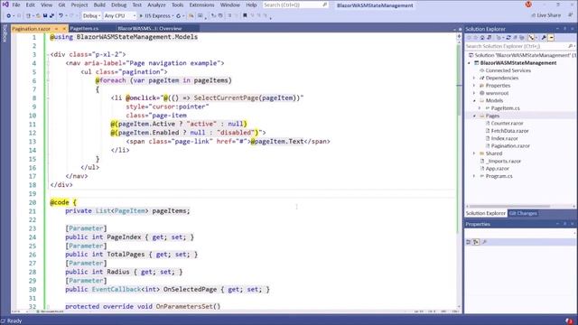 Lec_29: Blazor WebAssembly | Pagination Component - #14 смотреть онлайн