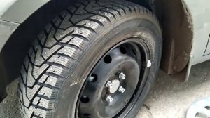 Установил зимнию  резину  Hankook W429 i Pike RS2 на штампы R15/ 195/65 на LADA VESTA 2020
