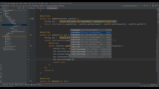 Spring Jdbc Template CRUD | Spring Tutorial смотреть онлайн