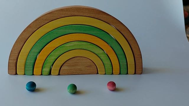 Радуга из массива Балансир для развития детей смотреть онлайн