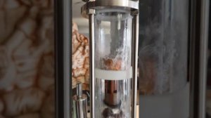 медный холодильник димрота 2 дюйма на газовой плите