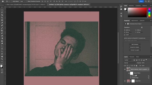 How to Photoshop The Smiths Style Album Artwork смотреть онлайн