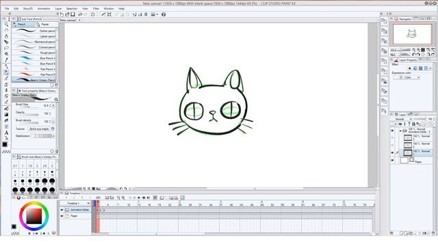 Как я анимирую в CLIP STUDIO PAINT смотреть онлайн