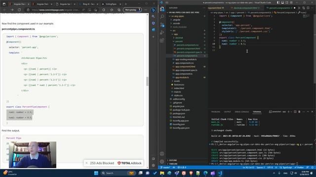 ?️ Angular Pipes: Decimal, Percent, Currency, Date смотреть онлайн