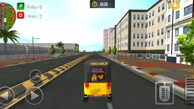 City Tuk Tuk Driving simulator - Auto Rickshaw City Driver ?For ANDROID part 1-leves 1-3 смотреть онлайн