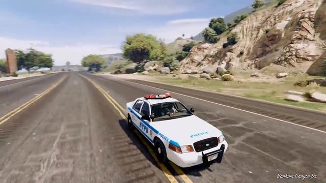 NYPD Ford CVPI HD - GTA V _REVIEW смотреть онлайн