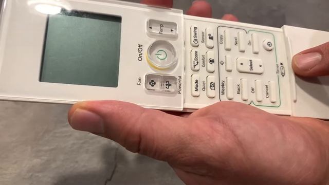 How to change/replace Daikin A/C remote control battery (subtitles) смотреть онлайн