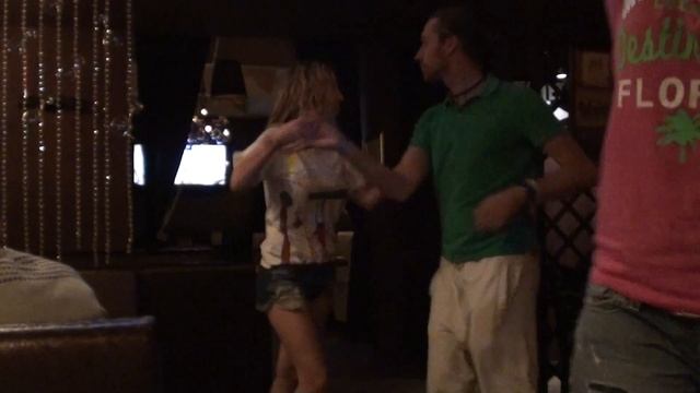 Salsa Vitaliy & Sveta bar "Tomat" Moscow 17.08.2014 смотреть онлайн
