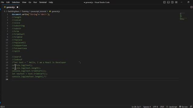 Javascript Tutorial In Hindi For Beginners Part #29 | Javascript String | Trim | Split смотреть онлайн