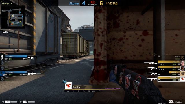 CS GO POV DEMO Kjaerbye vs Akuma on Train (Cheats Off) смотреть онлайн
