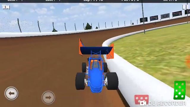 Dirt Racing Mobile #3 - Race #3 305 Winged sprintcar смотреть онлайн