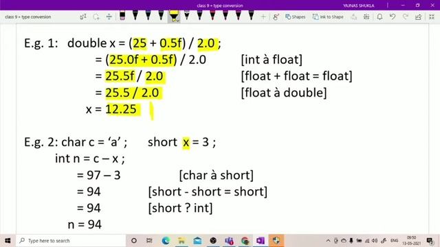 type conversion | implicit | explicit | java | ISC | ICSE | смотреть онлайн
