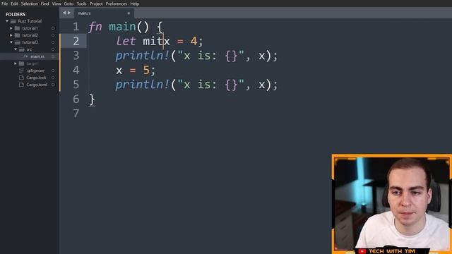 Rust Tutorial #3 - Variables, Constants and Shadowing смотреть онлайн