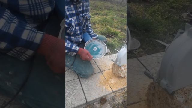 Штроборез Б-70 Фиолент. Распил ракушки. смотреть онлайн