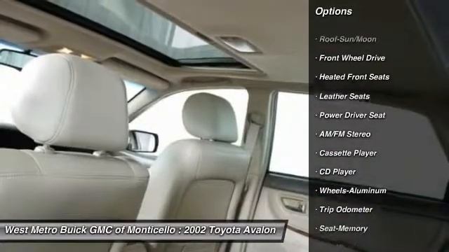 2002 Toyota Avalon Minneapolis St. Cloud & Monticello MN 25696B смотреть онлайн