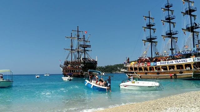 Олюдениз. Пляж Бельджекиз. Отправление DRAGON. смотреть онлайн
