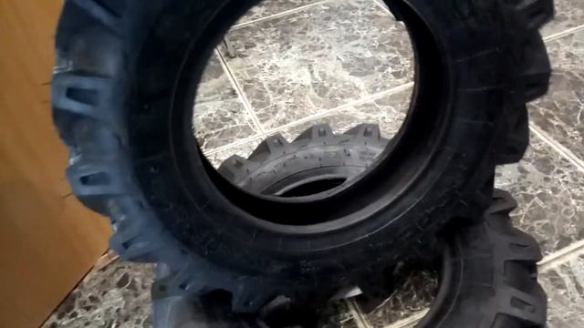 Шина 4.50-10 4PR ёлочка на мотоблок, минитрактор, обзор шины 4.5-10 Ozka, MinyTraktor.ru смотреть онлайн