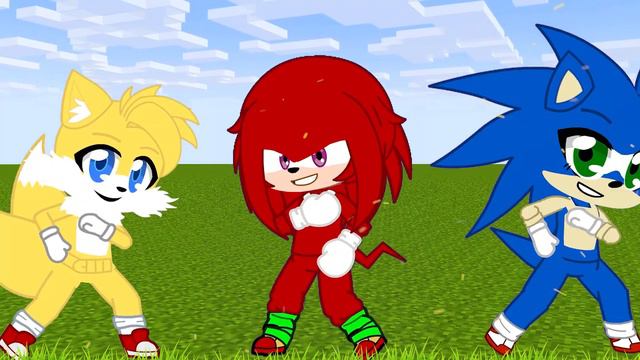 Sonic Tails and Knuckles Dancing Meme // Classic Sonic Dance смотреть онлайн