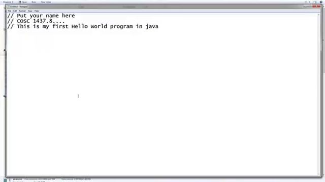 Java SDK and Hello World Program смотреть онлайн