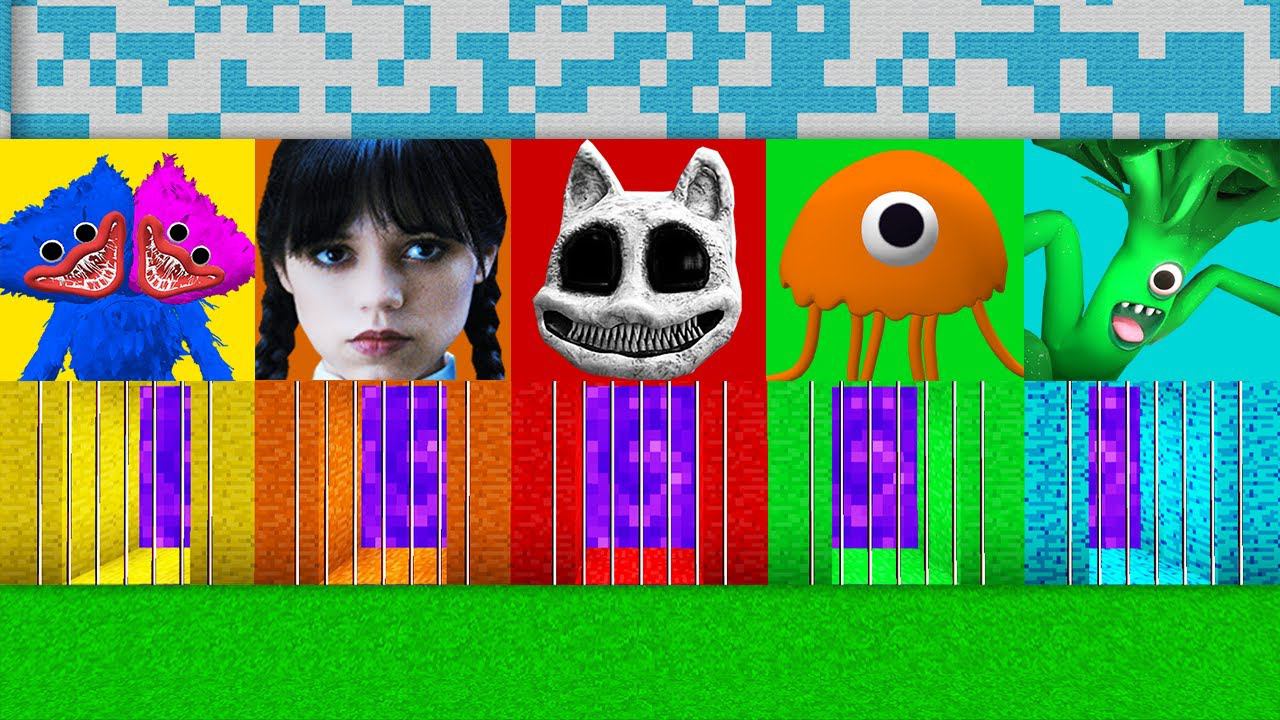 ВЫБЕРИ ПРАВИЛЬНЫЙ ТЮРЕМНЫЙ ПОРТАЛ В МАЙНКРАФТ ЗОМБАК смотреть онлайн