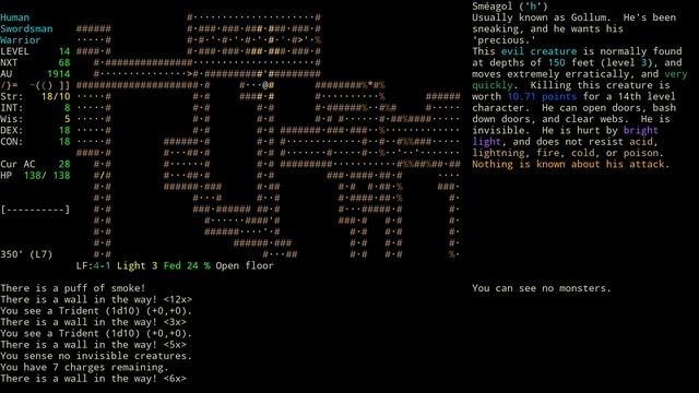 735: Angband 4.2.3-193+ \\ Git, custom color schemes, hunting Smeagol, Father Christmas смотреть онлайн