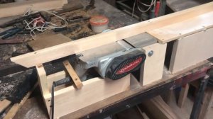 Фуговальный станок из электрорубанка