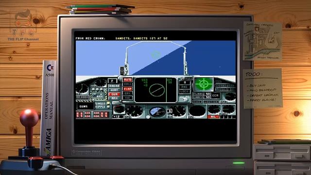 Flight Of The Intruder - Commodore Amiga 500 Gameplay Demo смотреть онлайн