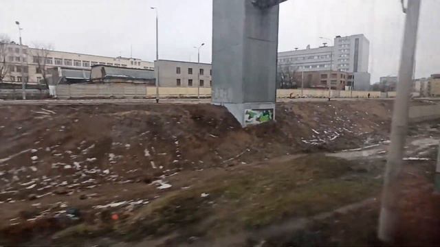 Russian train journey from Vykhino to Moscow смотреть онлайн