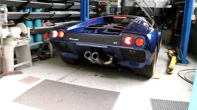Lamborghini Diablo VT 6 0 - custom stainless exhaust - Hitech Mufflers смотреть онлайн