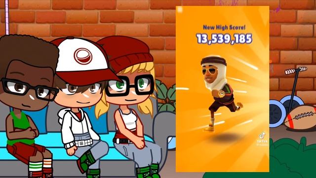 ||➖?subway surfers react to themselves? + other tiktoks||???||gacha redux||subway surfers смотреть онлайн