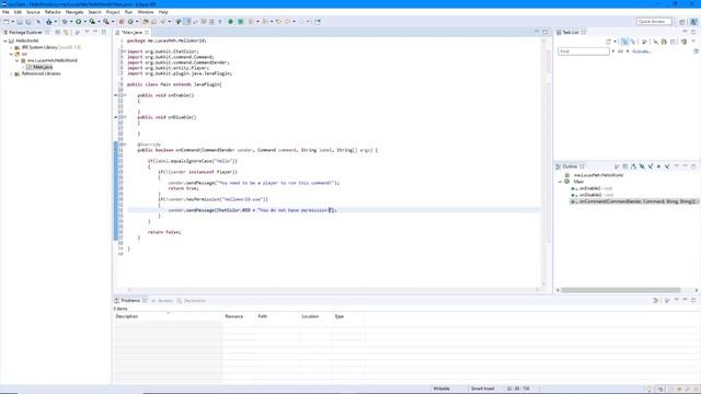 HOW TO CODE A SPIGOT MINECRAFT PLUGIN | Episode #1 - HelloWorld | ECLIPSE IDE смотреть онлайн