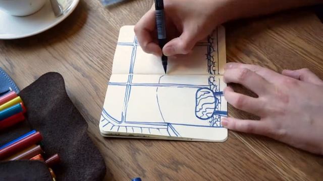 Зарисовки в кафе | Ася рисует в Julia Child Bistro смотреть онлайн