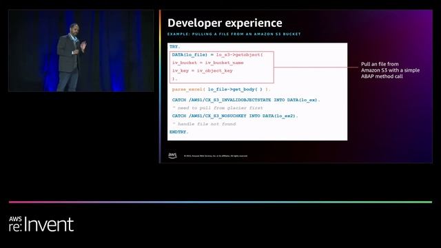 AWS re:Invent 2022 - Accelerate business process innovation with the AWS SDK for SAP ABAP (ENT235) смотреть онлайн