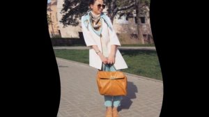 Как повязать палантин на пальто