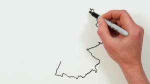 How to Draw Germany Map Outline | Countries Maps Drawing