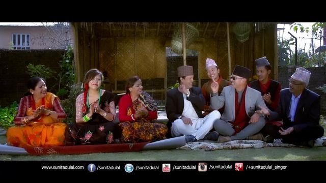 Jhamke Phuli by Sunita Dulal | Ghamesh Dulal, Dhurba Raj Khadka | Nepali Lok Geet | Dilip & Sunita смотреть онлайн