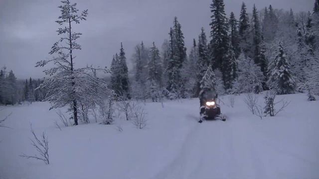 Снегоходный тур в Паанаярви - День 3 (23.02.2020) смотреть онлайн
