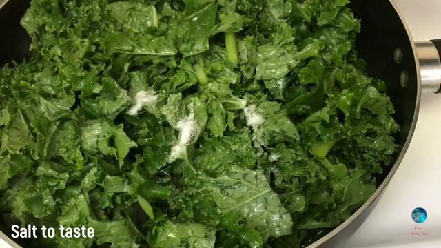 Weight Loss Meal | Kale Recipe | Garlic Kale Recipe | How to Cook Kale смотреть онлайн