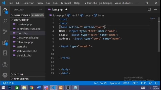 PHP Form Handling | PHP Series | PHP Fundamental смотреть онлайн