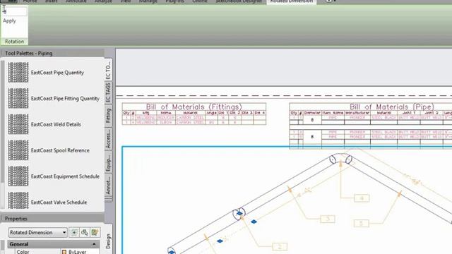 Compound Roll Auto Dimensioning and Rotate Tool in Version 5.1 Fabrication for AutoCAD MEP 2013 смотреть онлайн