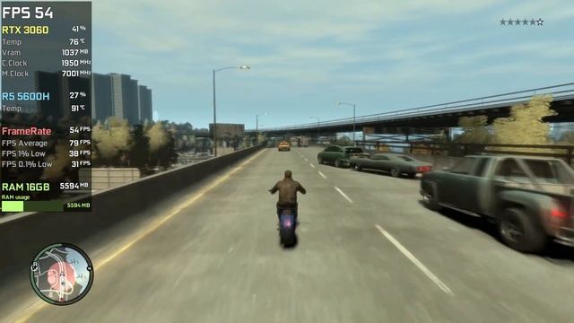 RTX 3060 Laptop | GTA IV - 4K, 1440p, 1080p