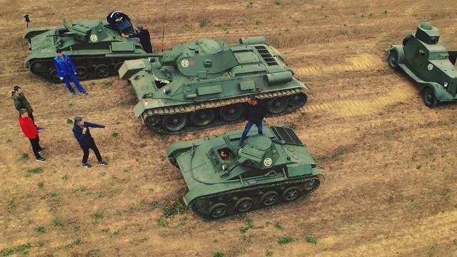 Октябрь_танки в фильме "Ильинский рубеж"_Съемка УГМК смотреть онлайн