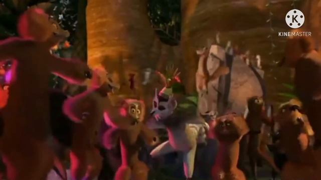 King Julien dancing for Vera Level. смотреть онлайн