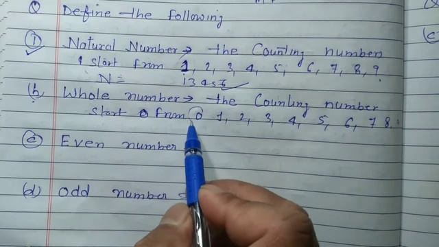 Natural numbers , Whole numbers , Even number's , Odd numbers смотреть онлайн