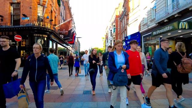 IRELAND DUBLIN WALKING TOUR SEPTEMBER 2022 смотреть онлайн