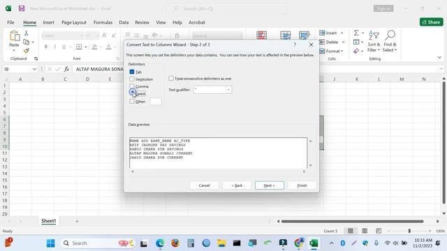 TEXT TO COLUMNS IN MS EXCEL SHEET|TEXT TO COLUMNS IN EXCEL|TEXTE VERS COLONNES DANS LA FEUILLE EXCE смотреть онлайн