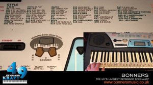 Yamaha PSR-170 Keyboard - 100 Accompaniment Styles Part 1/2