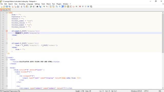 How to make a calculator in php смотреть онлайн