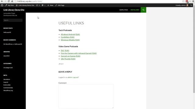 Link Library for WordPress Tutorial - 1 - The Basics смотреть онлайн
