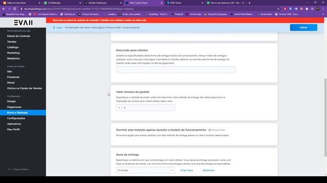 Como configurar frete no ecwid смотреть онлайн